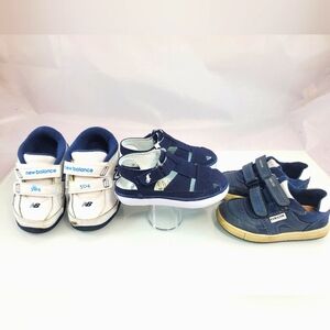 New Balance, Ralph Lauren, GEOX Boys Toddler Sneakers Shoes Sz 6 and 6.5